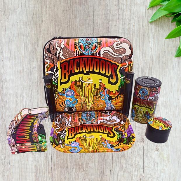 Backwoods Led Light Ashtray Smoking Gift Kit Set Bag - main view