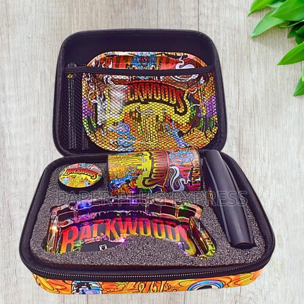 Backwoods Led Light Ashtray Smoking Gift Kit Set Bag - thumbnail 2