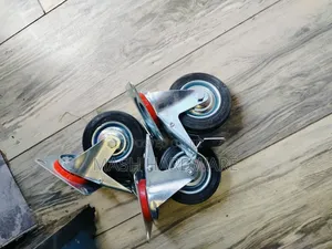 4" Brake Rubber Casters