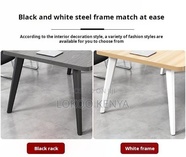Office Table; Rectangular Conference Meeting-Wooden Top Office Table - thumbnail 4