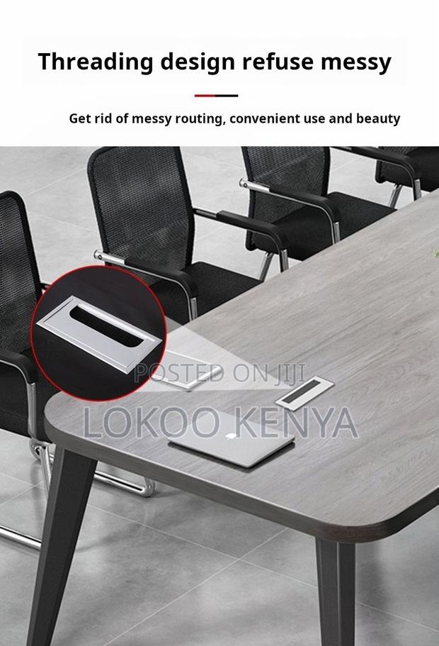 Office Table; Rectangular Conference Meeting-Wooden Top Office Table - thumbnail 14