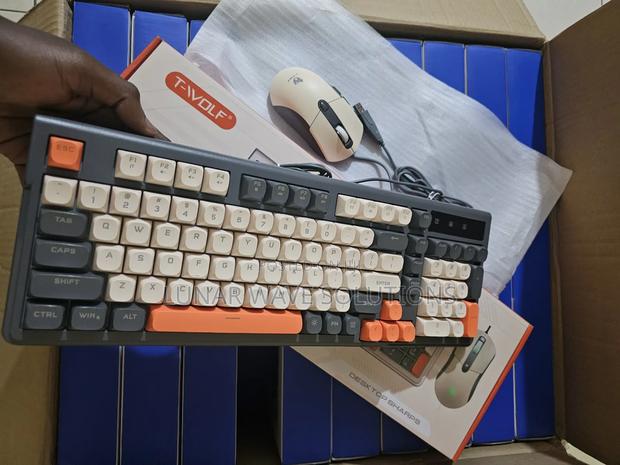 T-Wolf Tf330 RGB Backlit Membrane Keyboard - thumbnail 2