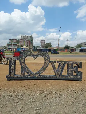 Metallic Love Sign for Hire — Elegant Event Decor 