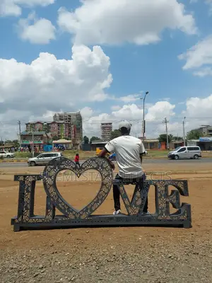 Metallic Love Sign for Hire — Elegant Event Decor 