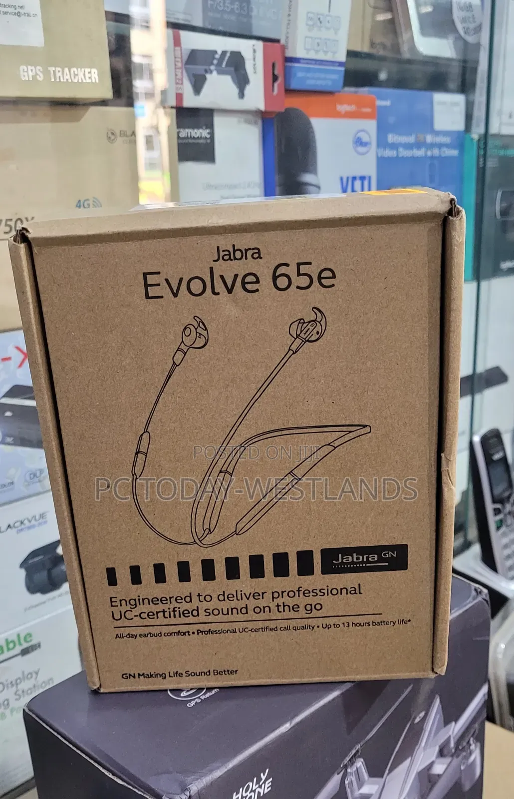 Jabra Evolve 65e Wireless Bluetooth Earbuds | 6599-623-109