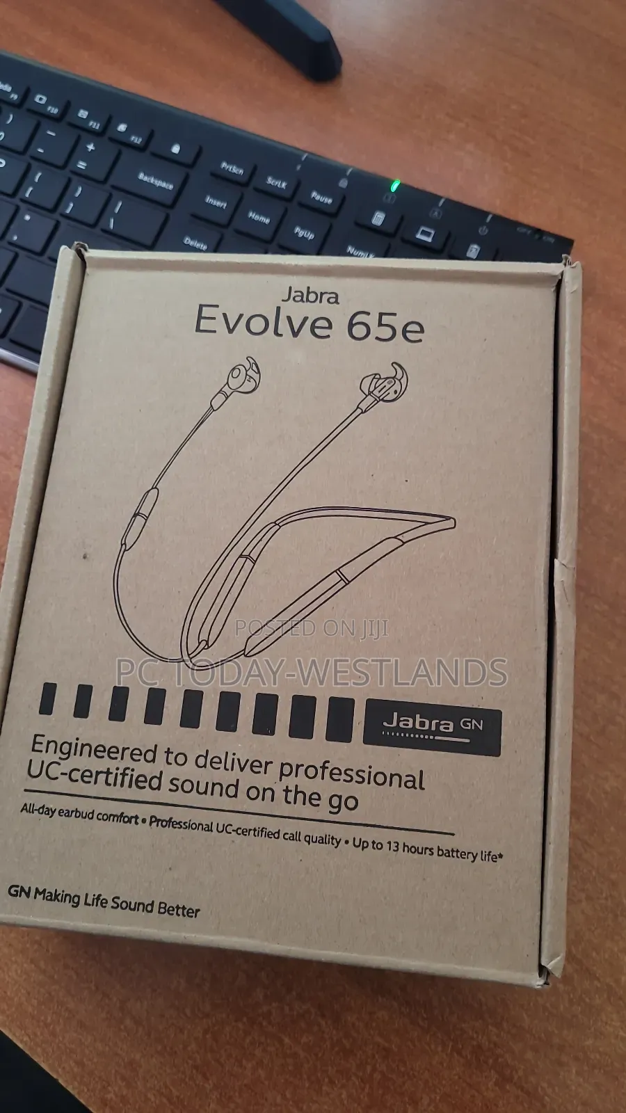 Jabra Evolve 65e Wireless Bluetooth Earbuds | 6599-623-109