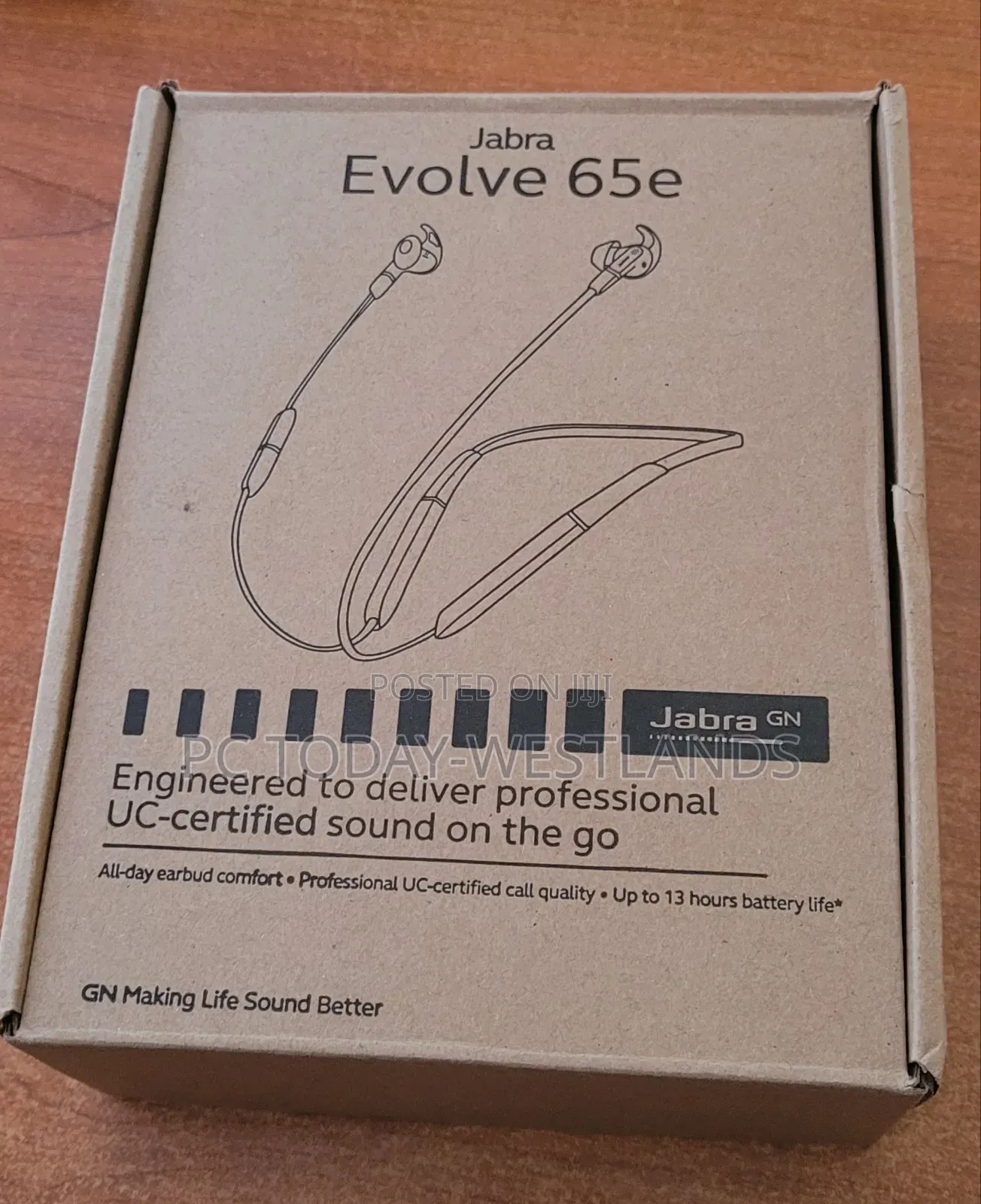 Jabra Evolve 65e Wireless Bluetooth Earbuds | 6599-623-109