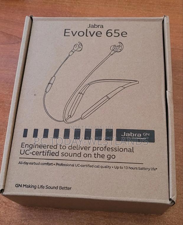 Jabra Evolve 65e Wireless Bluetooth Earbuds | 6599-623-109