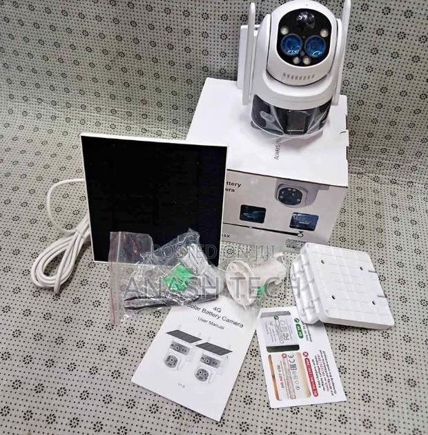 6mp Dual Lens 4g Solar Powered Camera Ubox