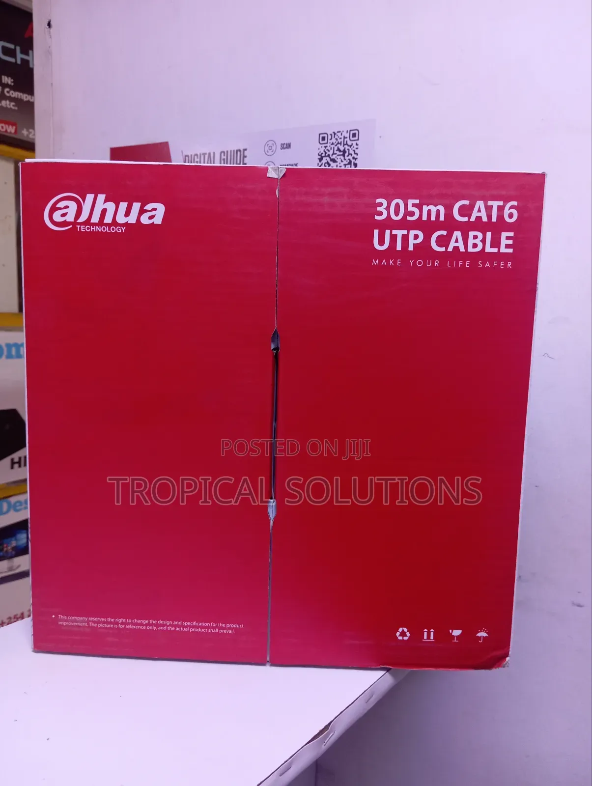 Dahua Utp Ethernet Cable Cat6 Network Cable Available