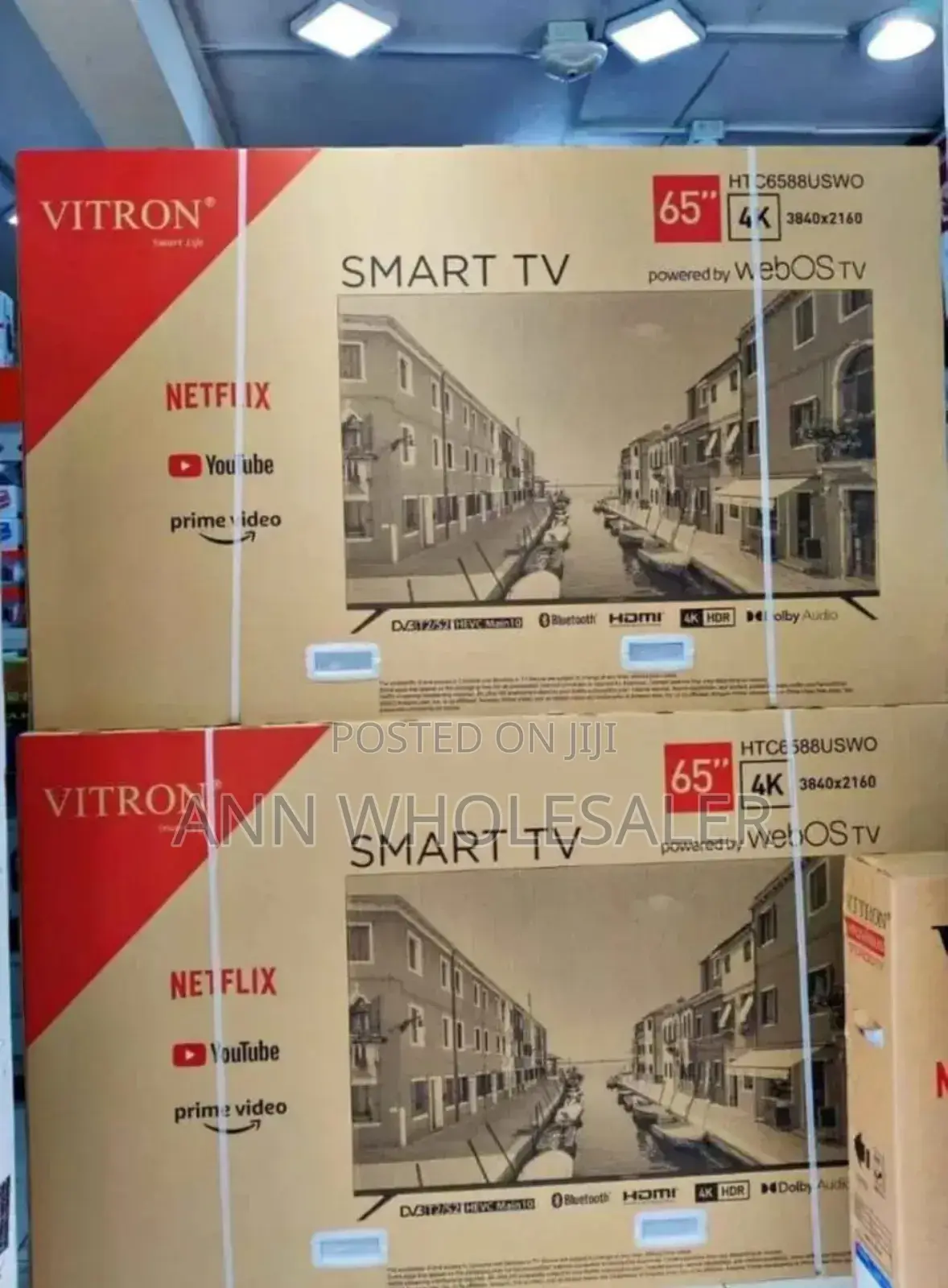 Vitron 65 Inch Frameless Smart  Tv