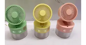 * Rechargeable Portable Fan With Humidifier