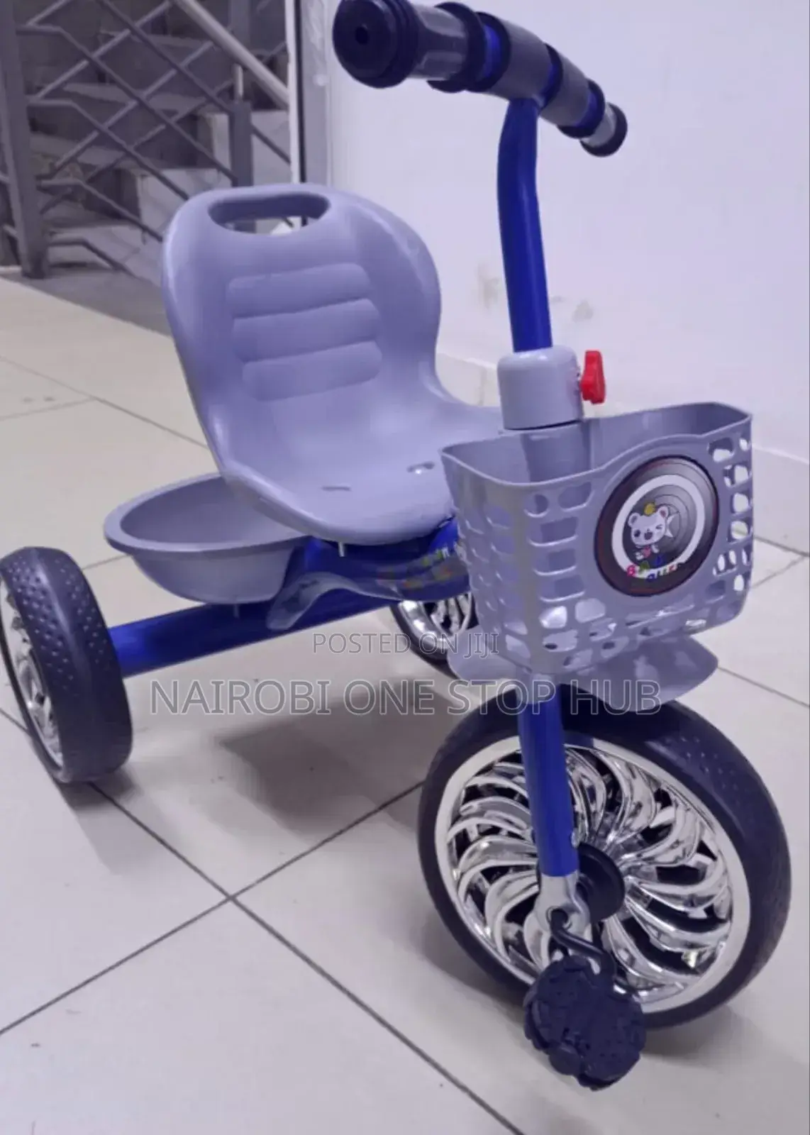 Plastic Seat Baby Tricycle With Storage