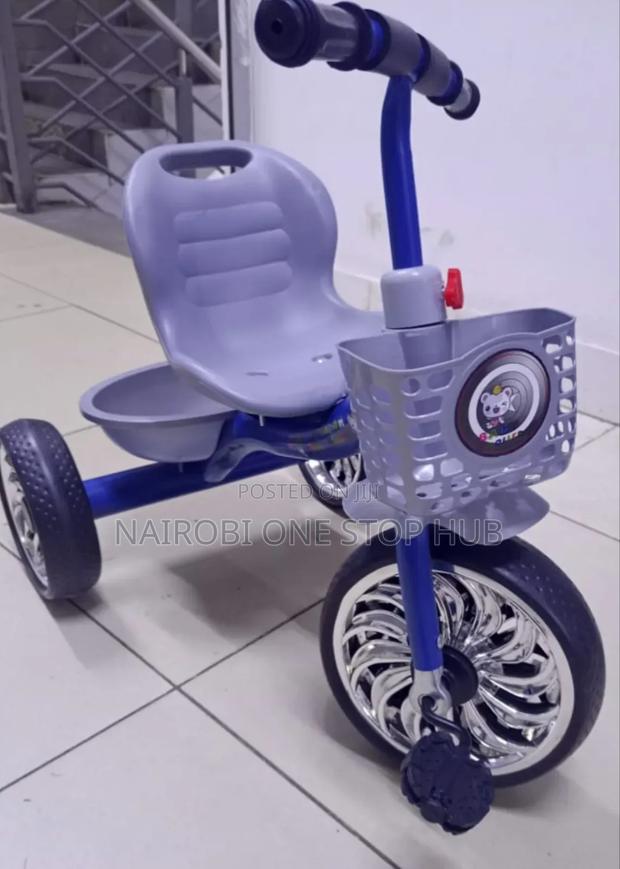 Plastic Seat Baby Tricycle With Storage - main view