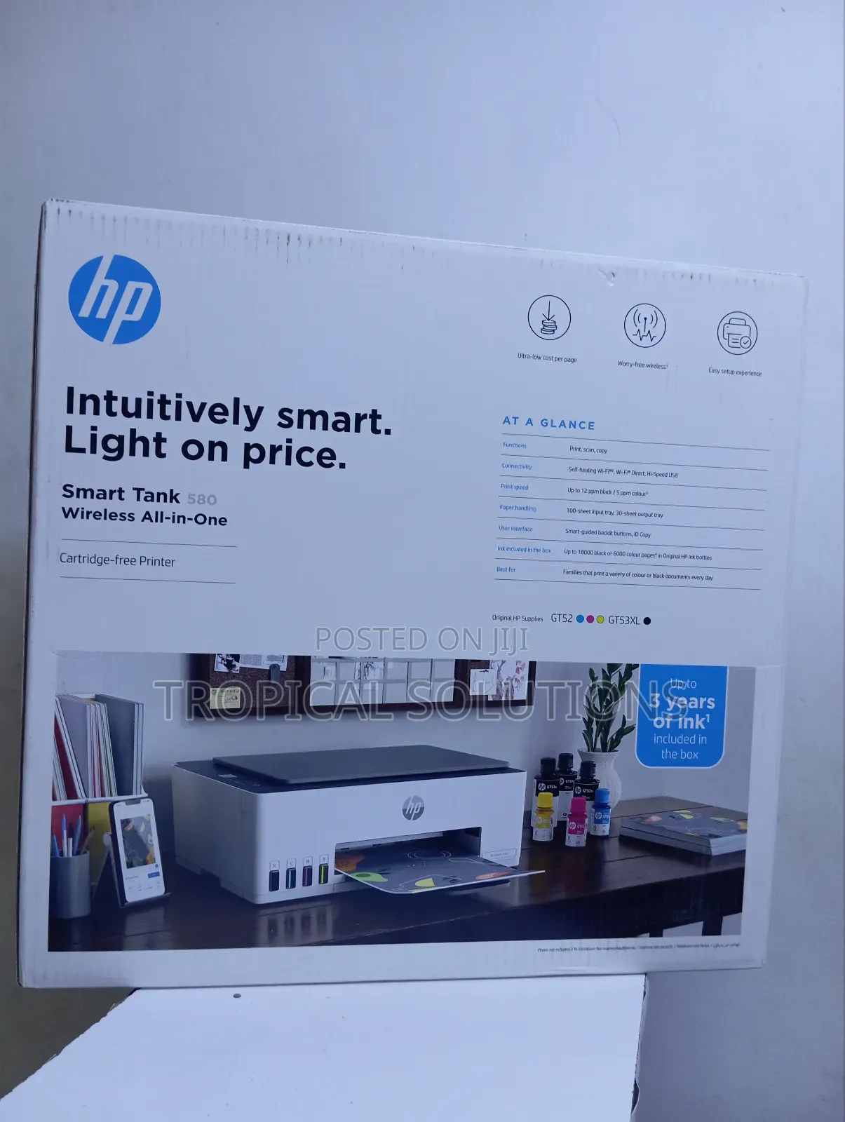 Hp Smart Tank Printer 580 Printer Available Hp 580