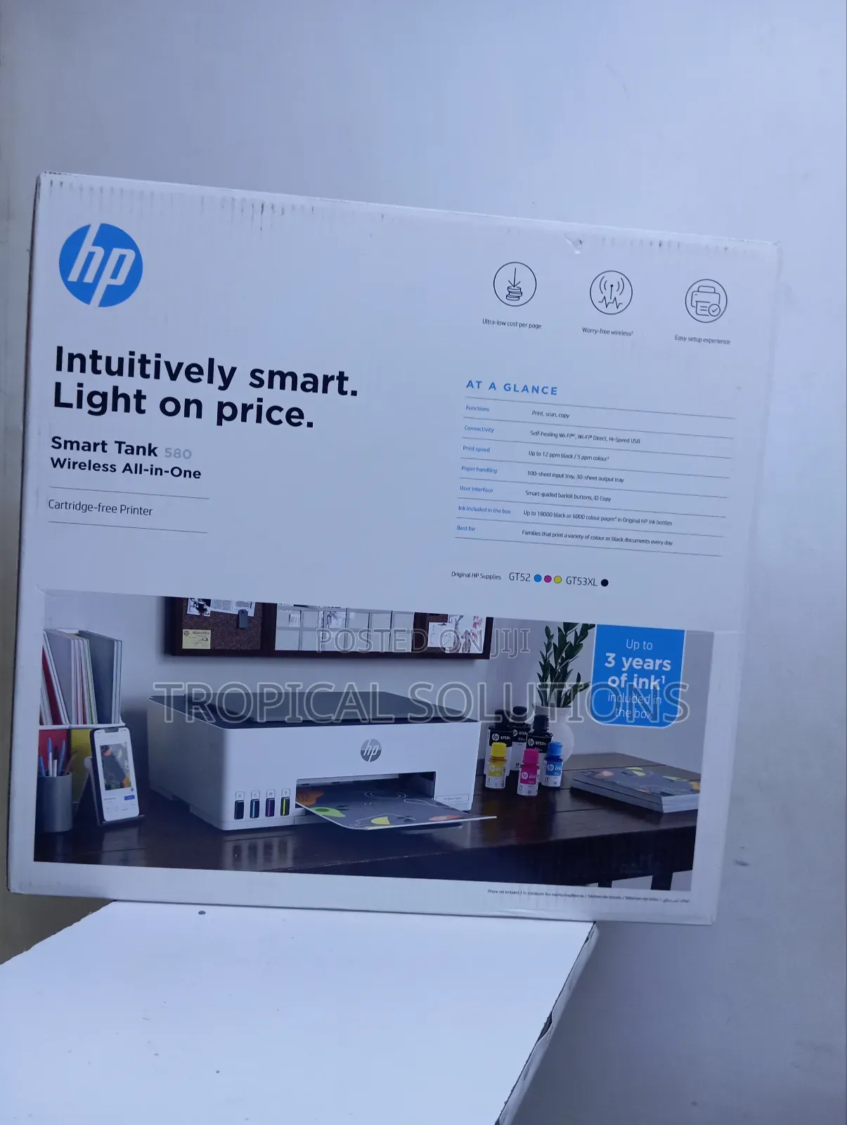 Hp Smart Tank Printer 580 Printer Available Hp 580