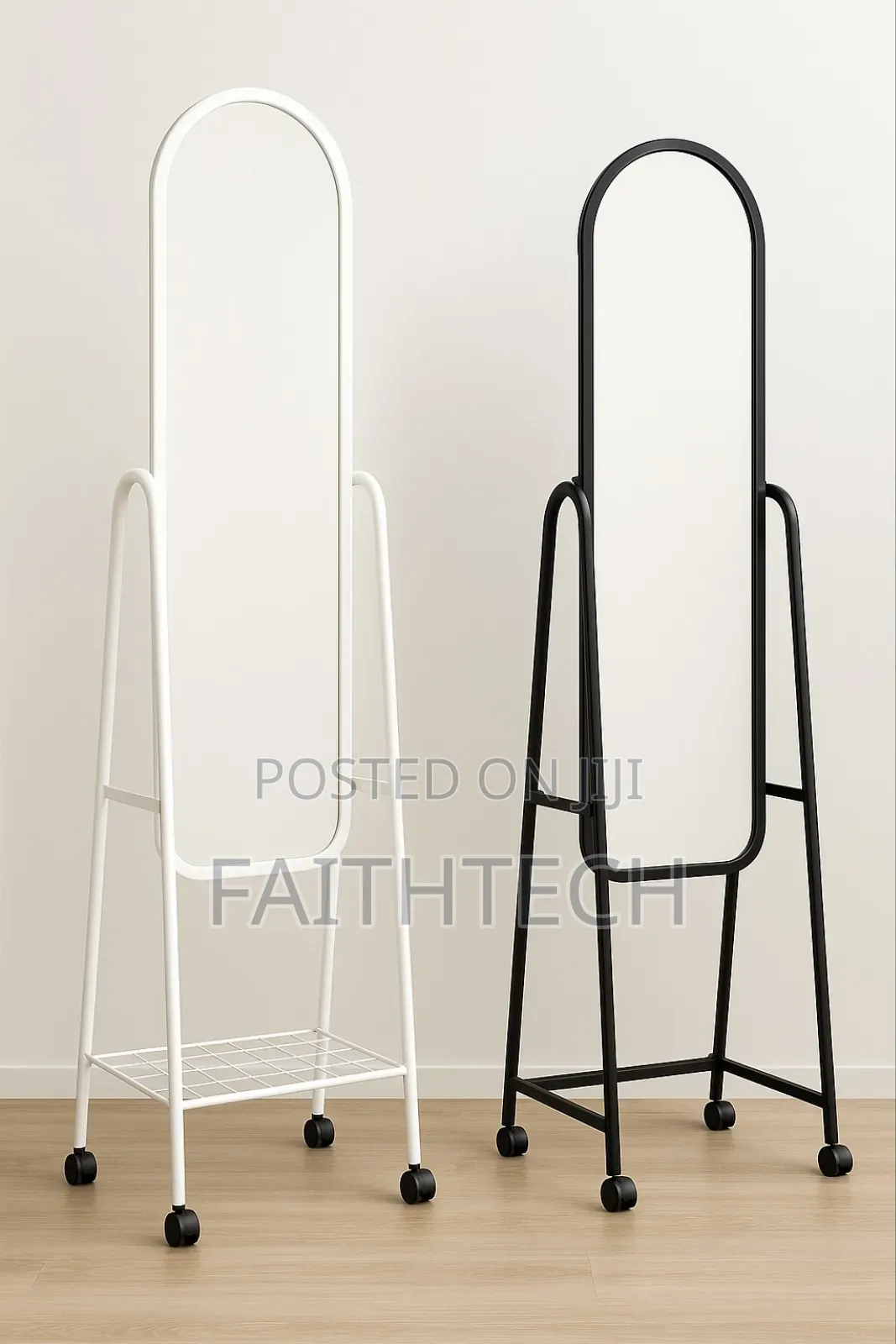 Dressing Mirror 36cm With Wheels