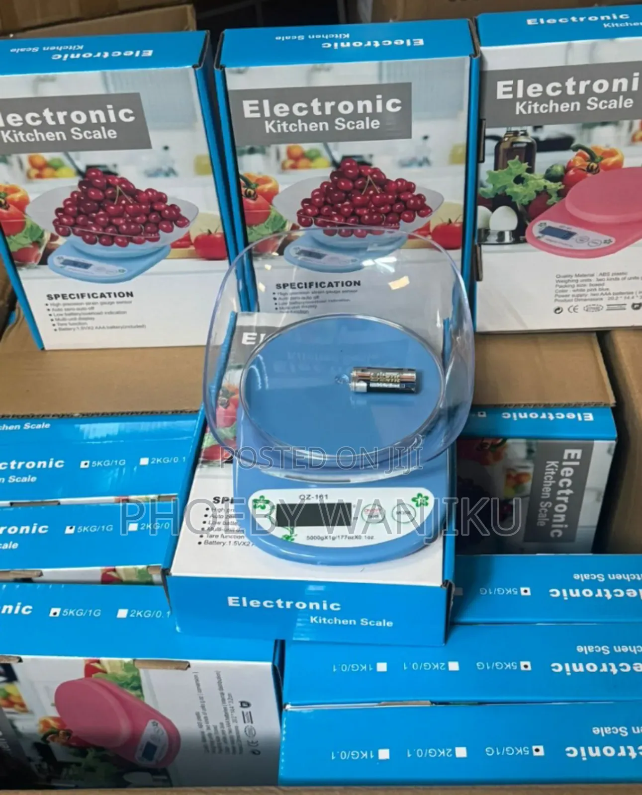 Electronic Kitchen Scale With Bowl Maximum 5kg