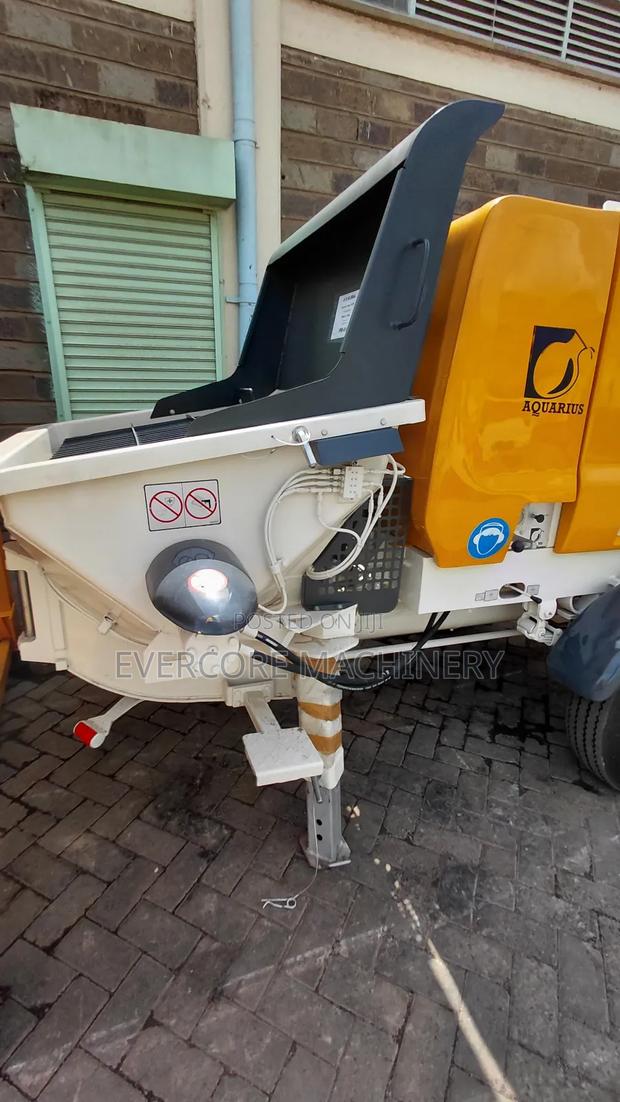 Aquarius Diesel Concrete Pump Machine With 100m Delivery Pipe. - thumbnail 3