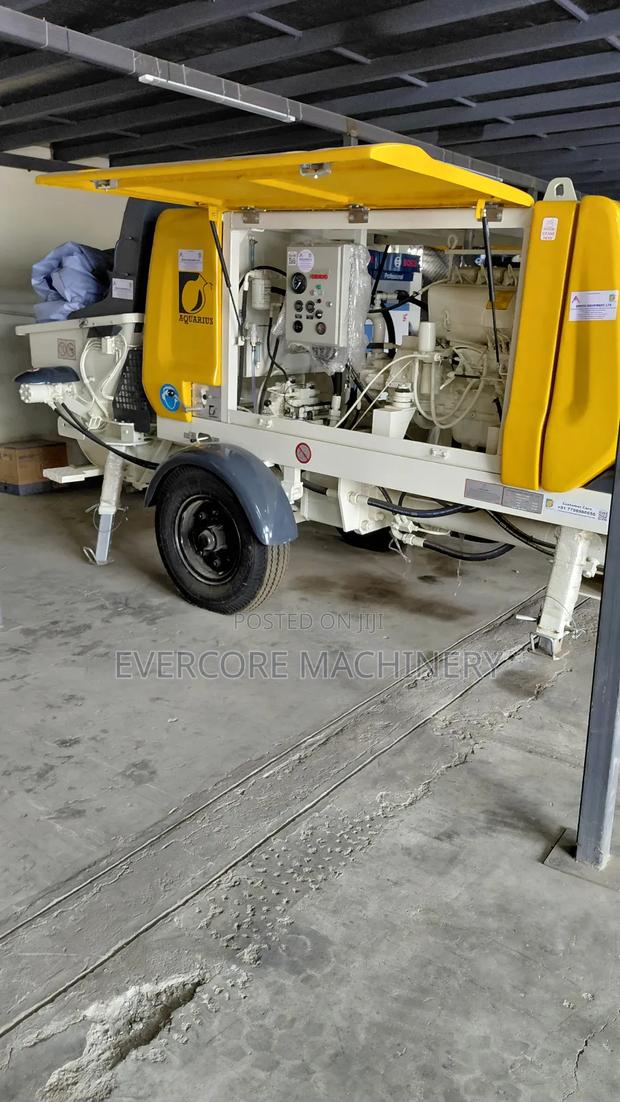 Aquarius Diesel Concrete Pump Machine With 100m Delivery Pipe. - thumbnail 6