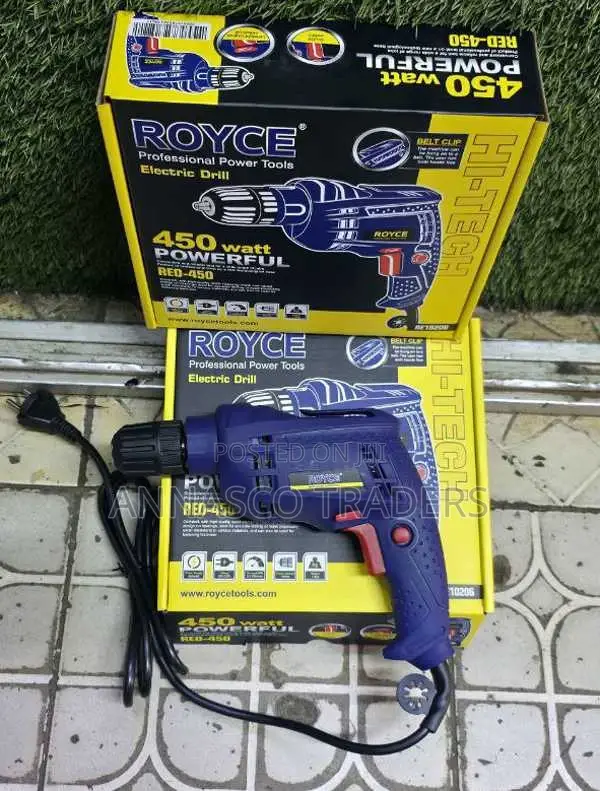 Royce Heavy Duty Electric Drill 450watts
