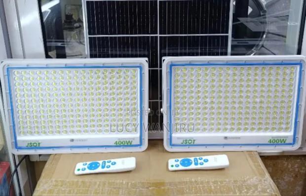 2in 1 400w+400w Solar Floodlights - main view