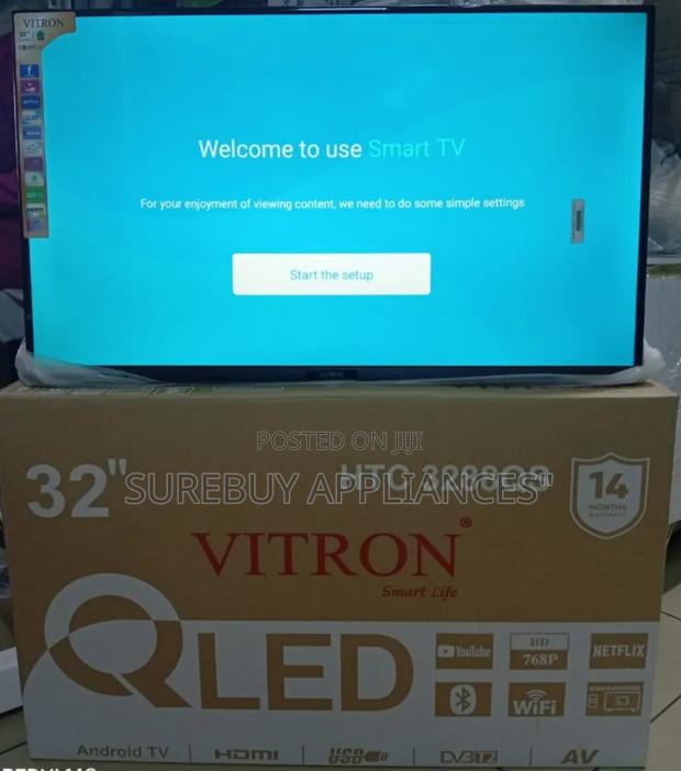 Vitron 32′′ 3288qfs Qled Smart Android Tv New 2025