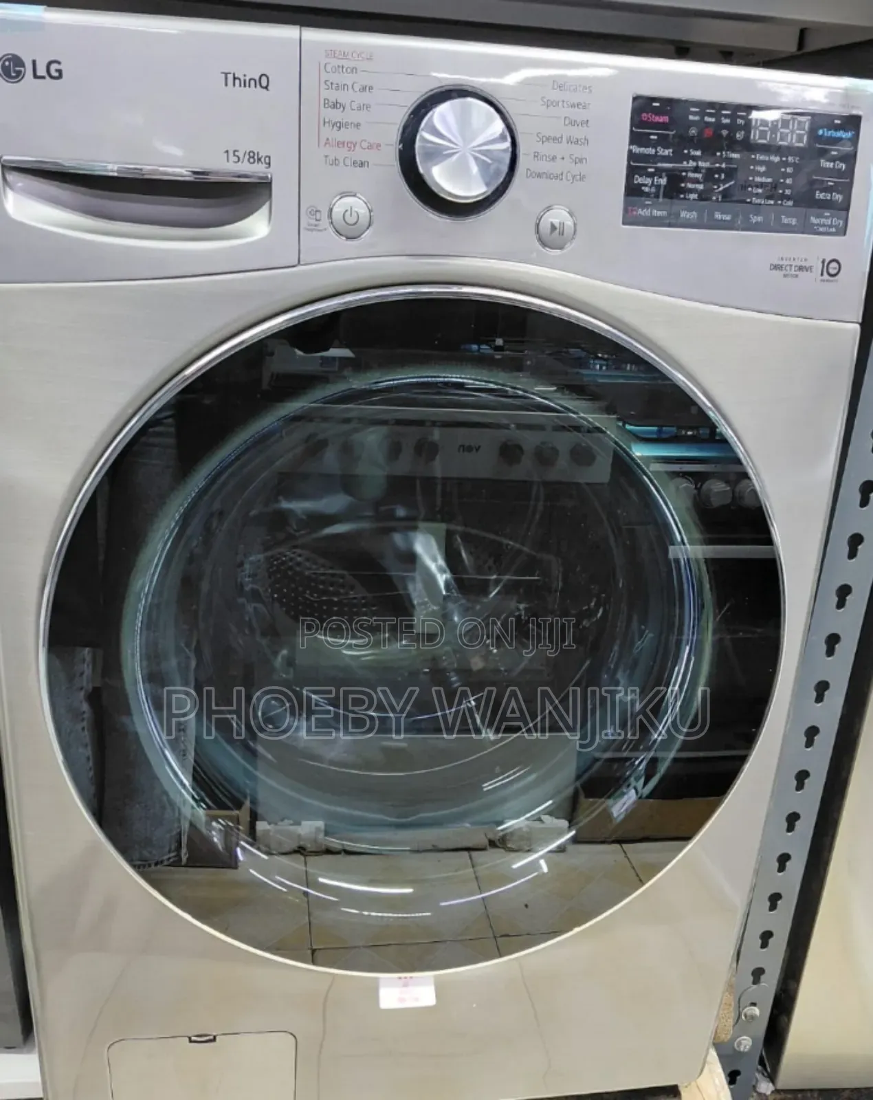 Lg 15/8kg Wash and Dry Front Load Washing Machine F0l9dgp2s