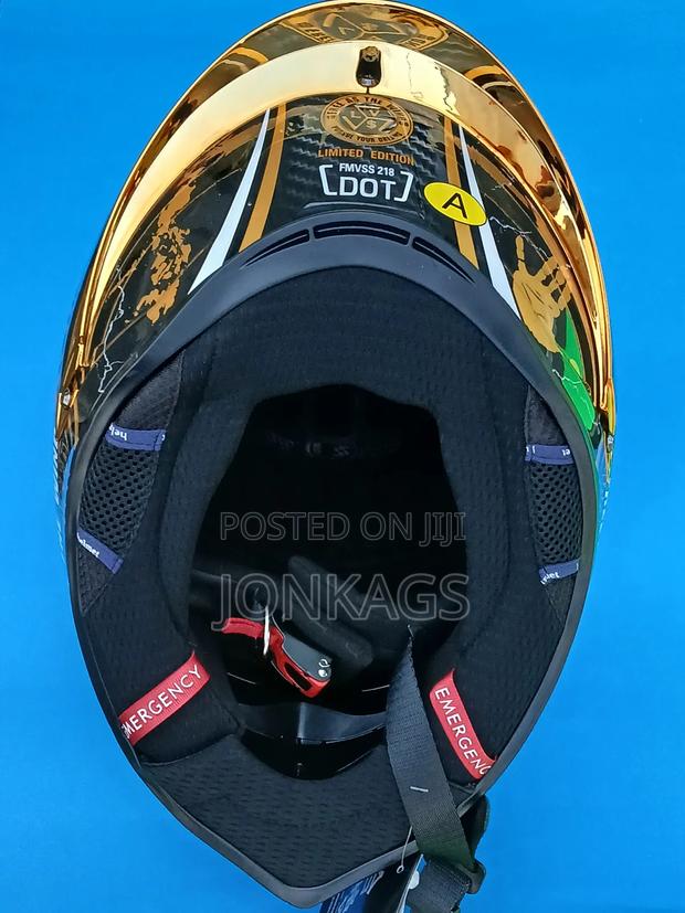 Gold Full Face Helmet - thumbnail 4