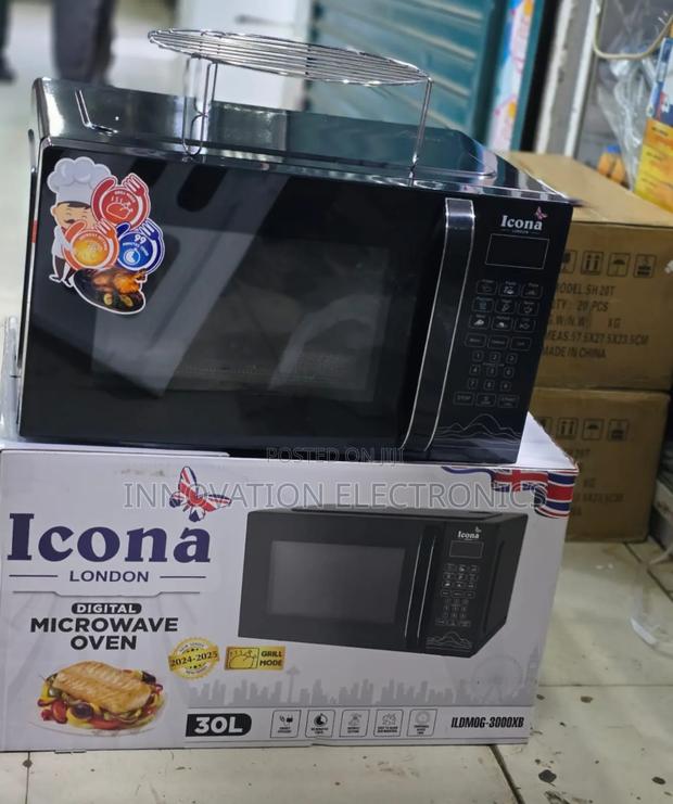 30 Litres Icona Digital Microwave With Grill - main view