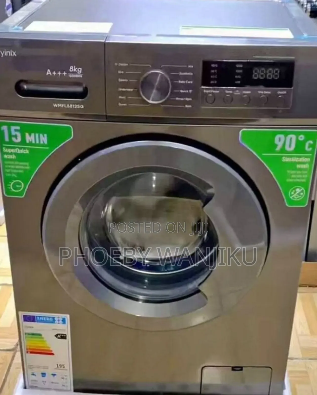 Syinix 8kg Washing Front Load