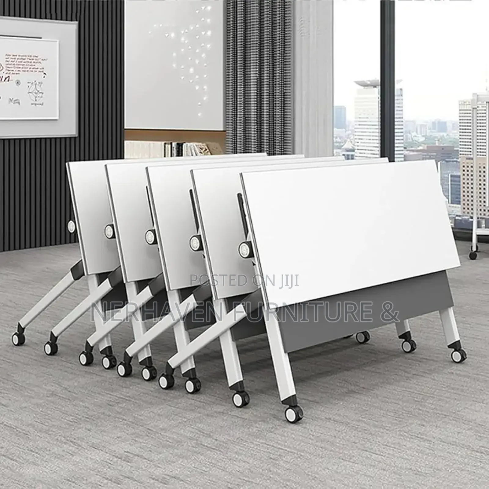 Portable Folding Conference Table – Durable Easy to Use