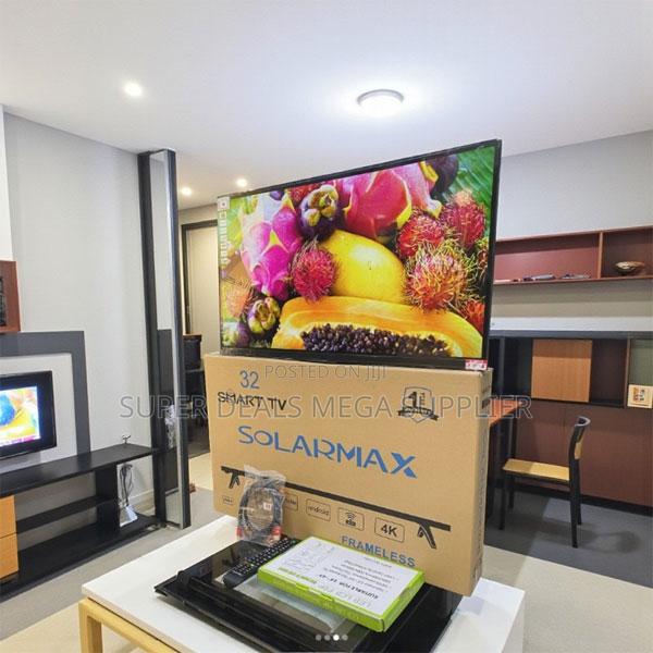 Solarmax 32 Inch Smart Android Frameless Led Tv Internet Ready