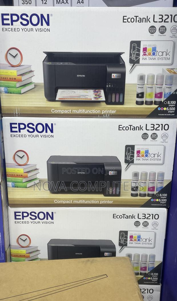Epson L3210 Ecotank Printer - main view