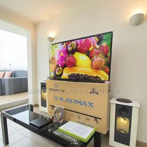 Solarmax 32 Inch Frameless Android Smart Led Tv With Clear View