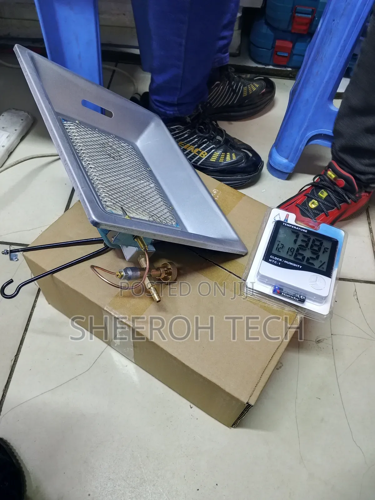 Poultry Gas Brooder+Temp Humidity Meter