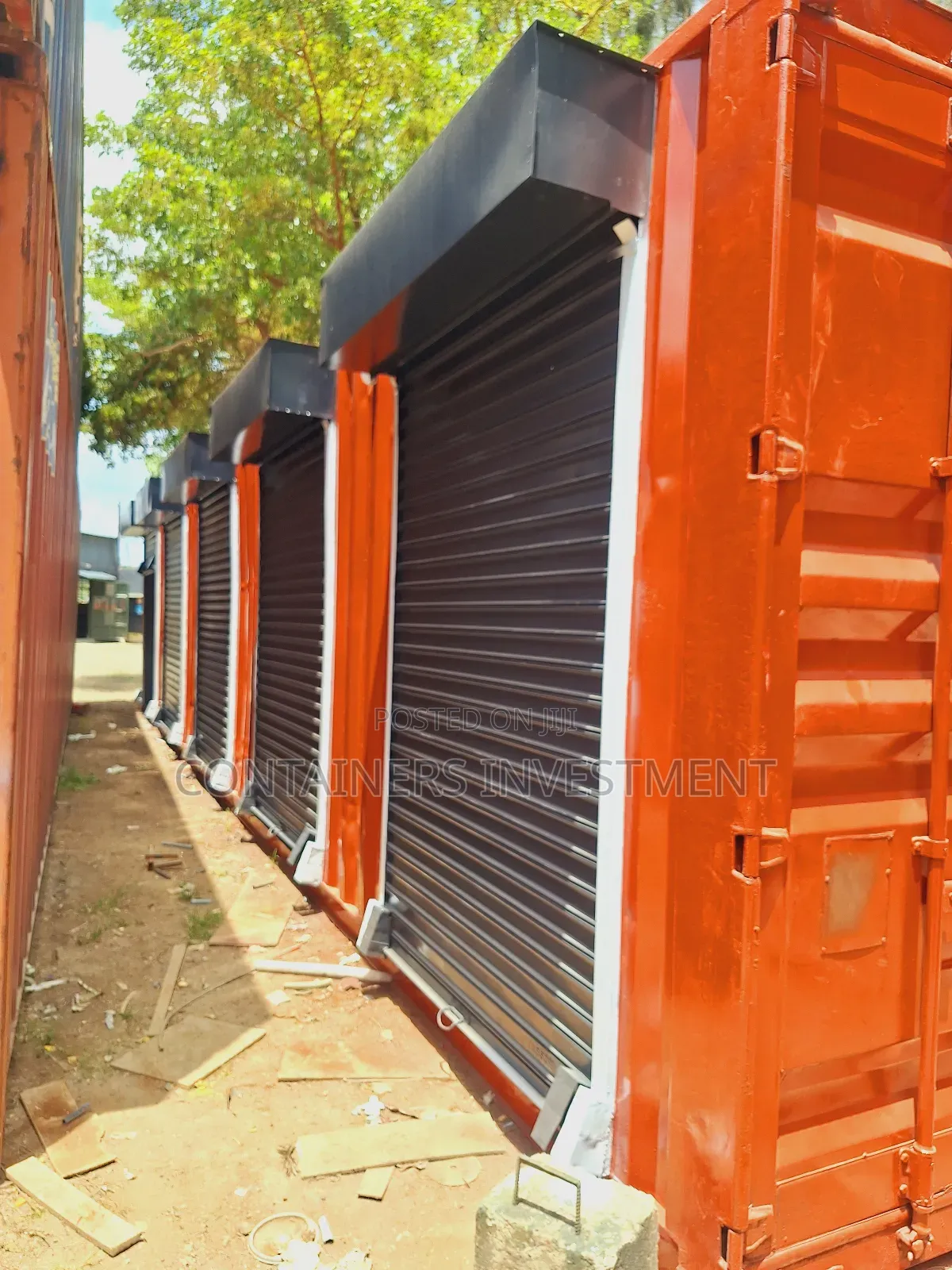 Nicely Done Container Stalls For Sale- This Delivery Being Made.