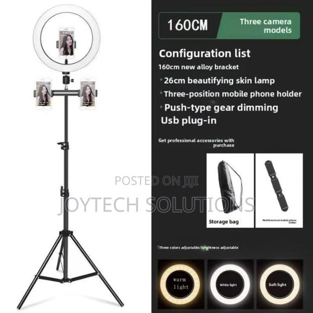 Ring Light With 3 Phone Holders. - thumbnail 2
