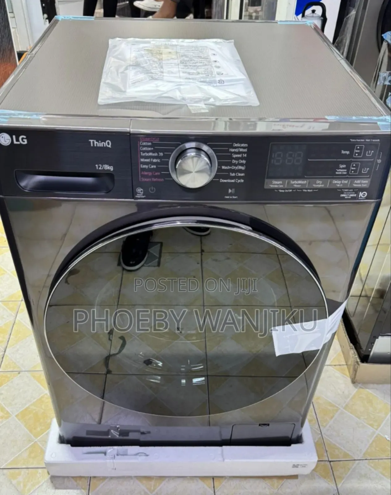 Lg 12kg Front Loader Washer/ Wash and Spin