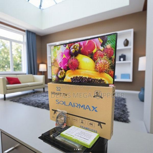 Solarmax 32 Inch Android Smart Led Tv Frameless Sleek Design - thumbnail 2