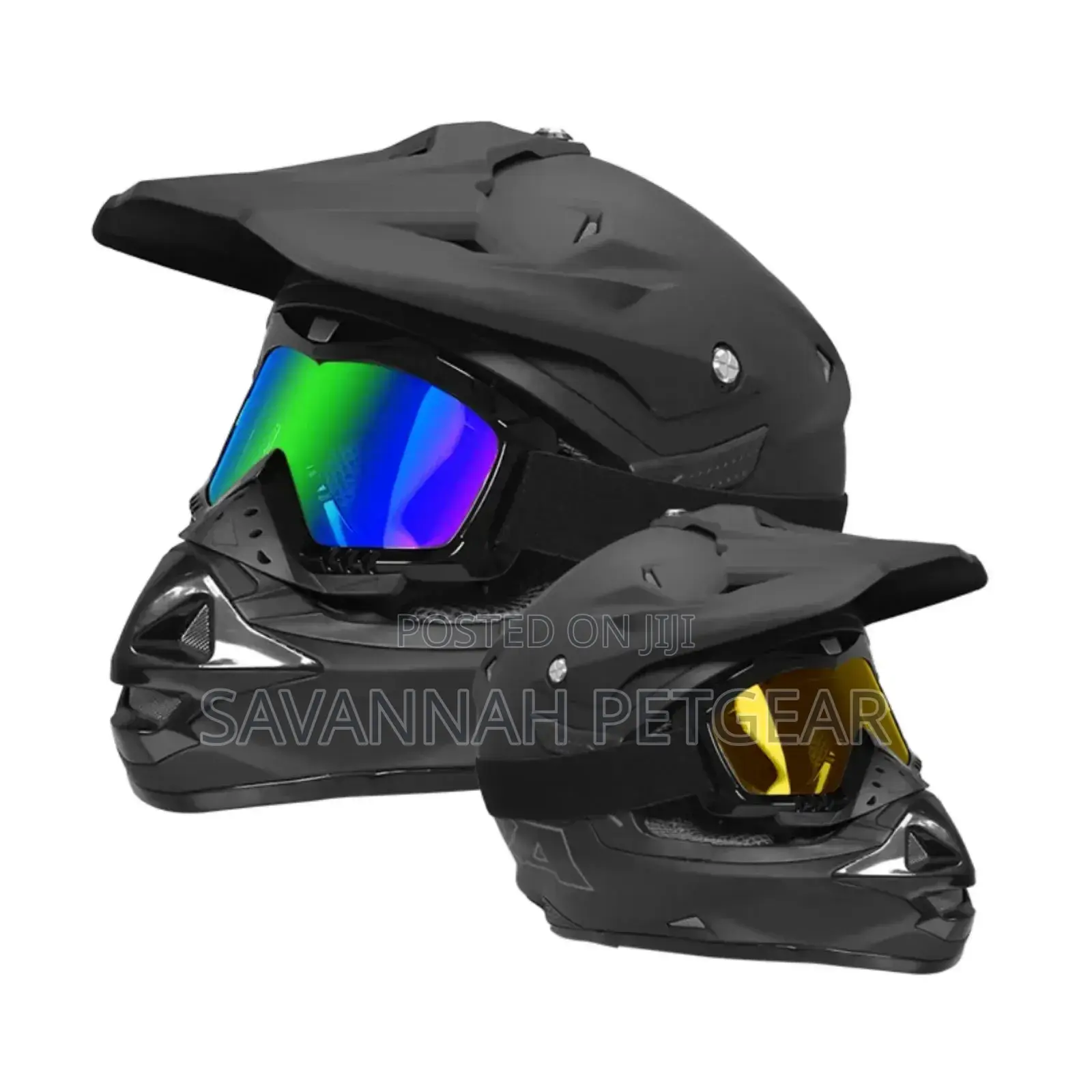 Optical Anti Fog Motorcycle Helmet Riding Glasses (Removable Face Mask