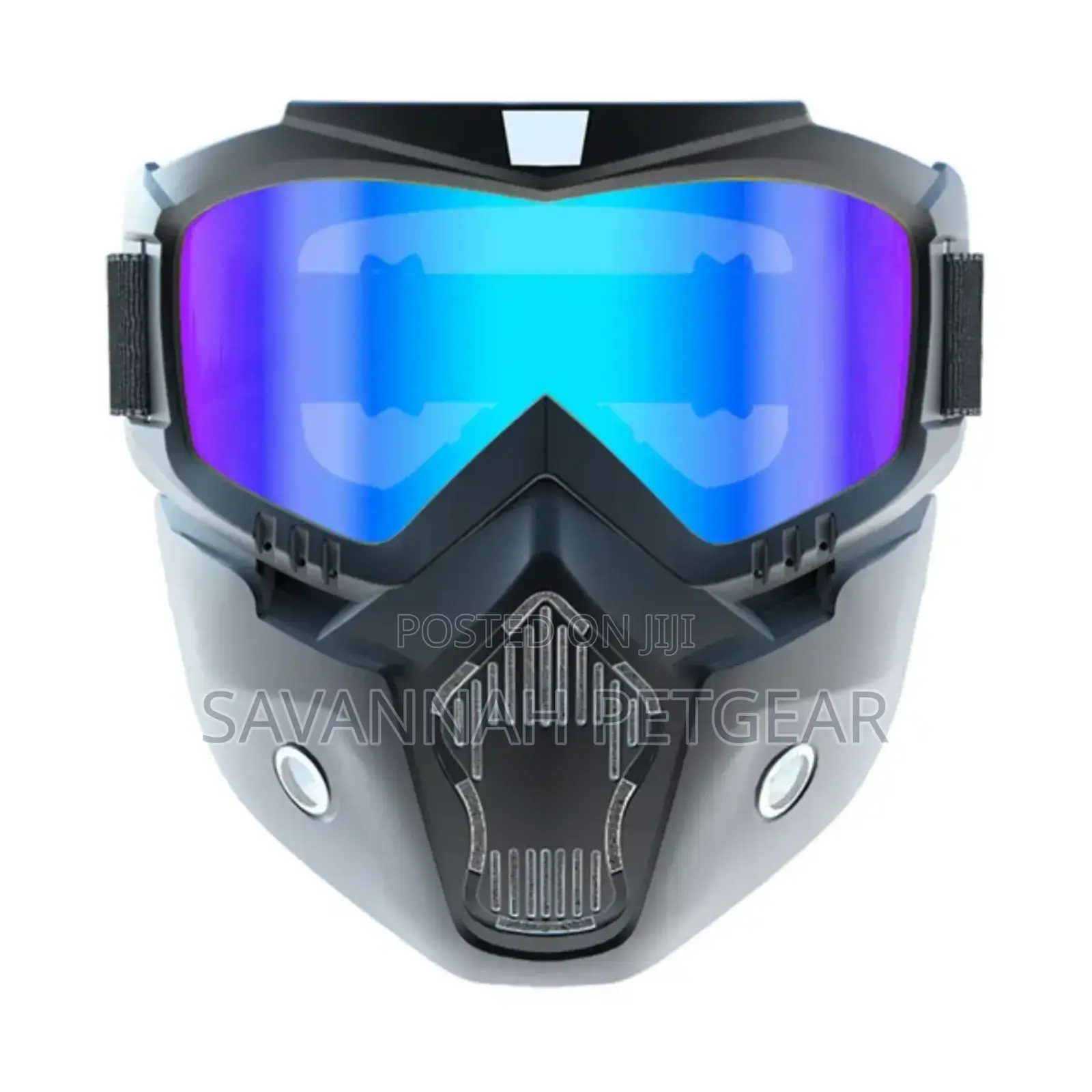 Optical Anti Fog Motorcycle Helmet Riding Glasses (Removable Face Mask