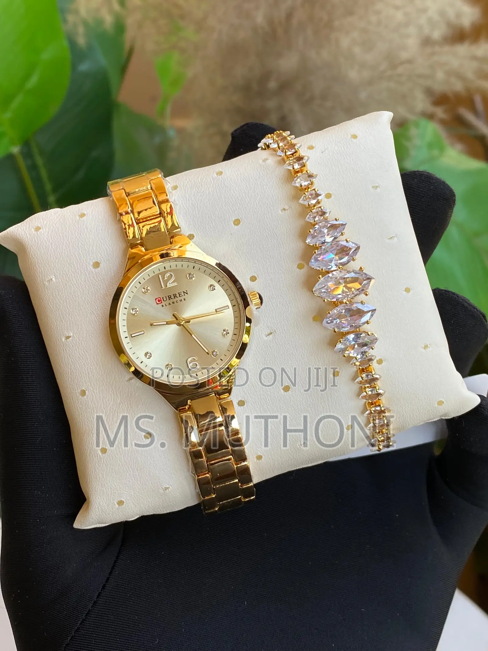 Ladies Watch X Bracelet Gift Set ( All Ocassion )