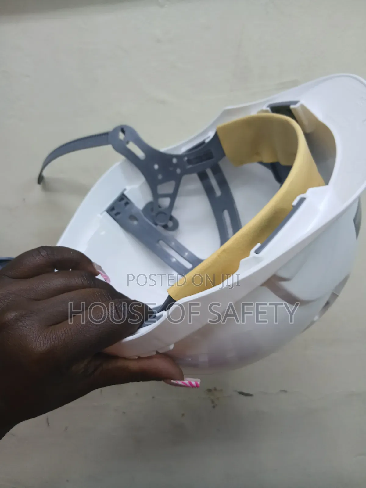White Ventilated Safety Head Protection