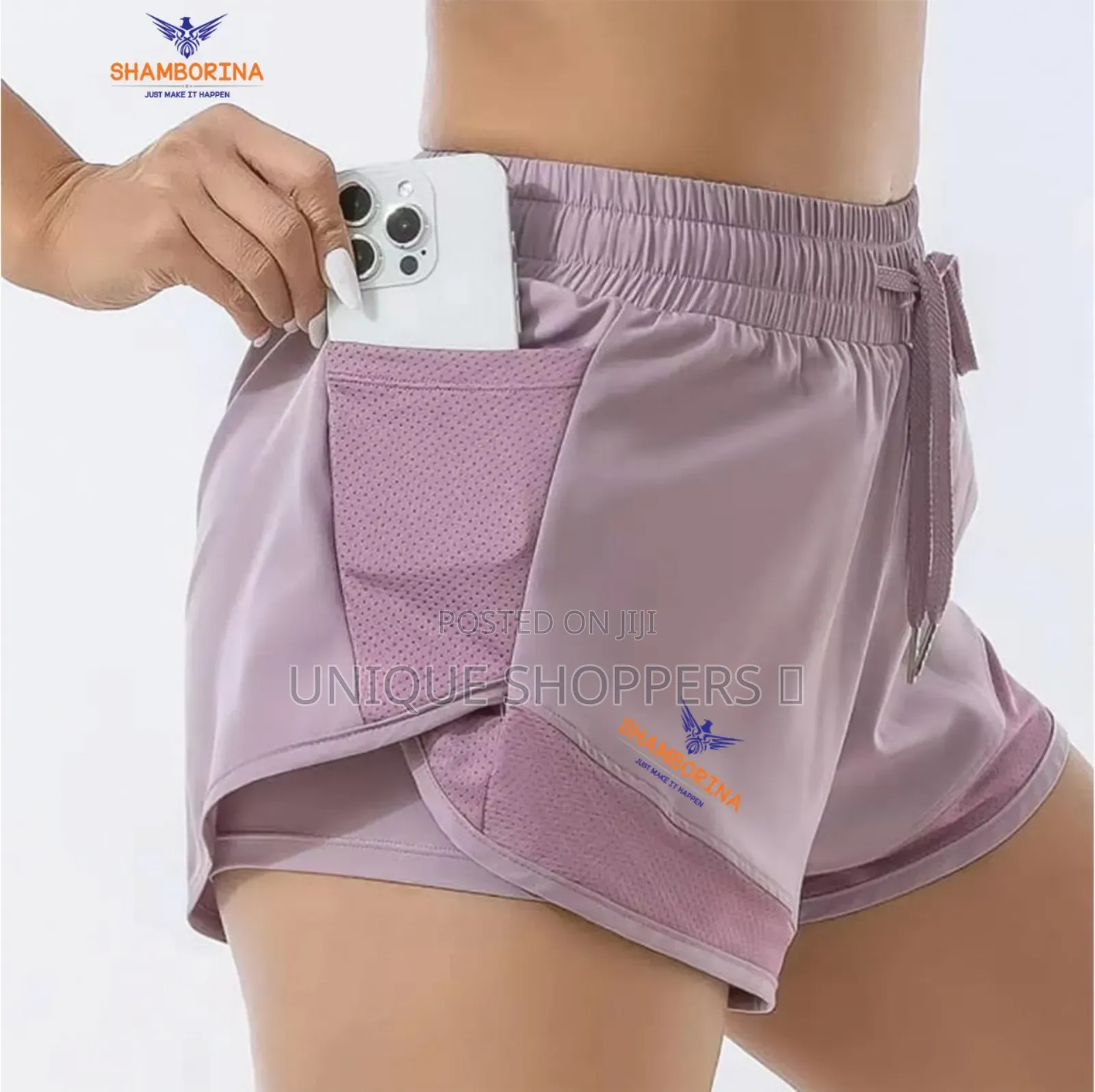 2 in 1 Womens Gym Short