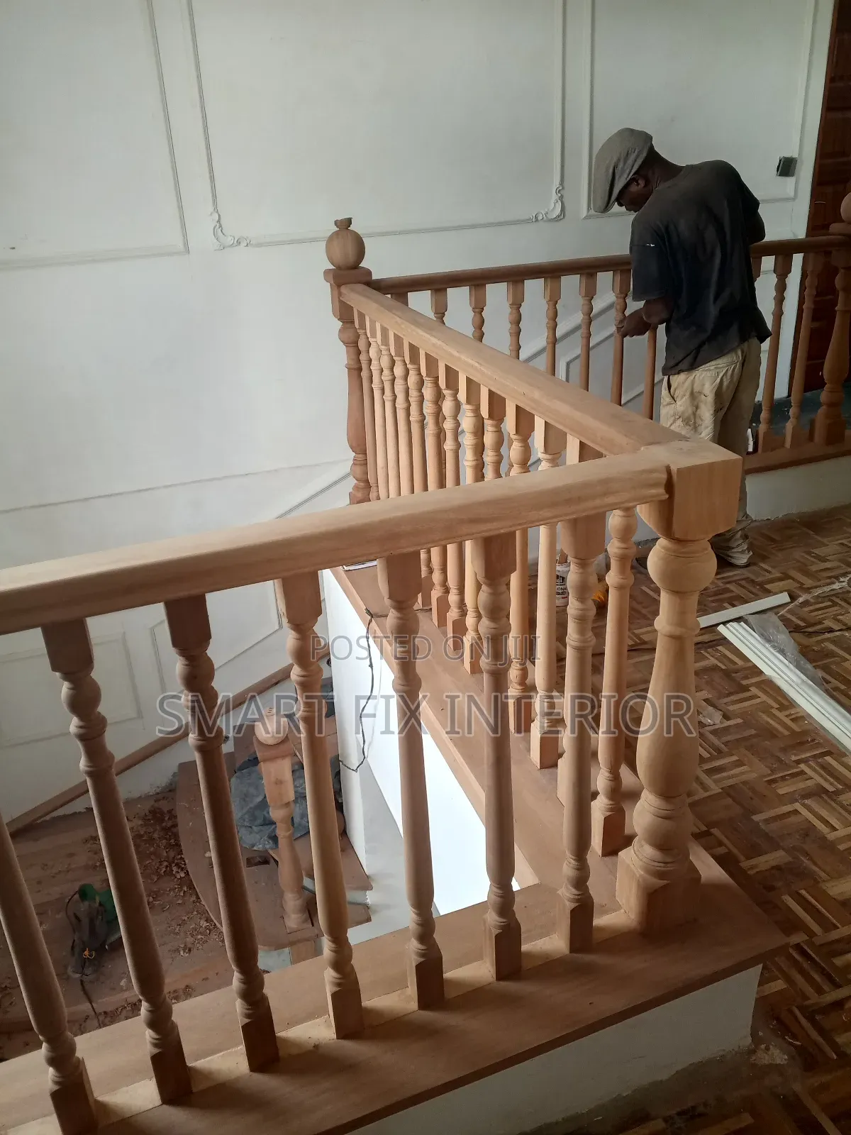 Staircase/Door/Floor and All Wood Work