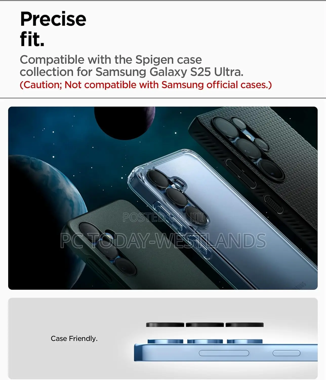 Spigen Camera Lens Screen Protector for Galaxy S25 Ultra