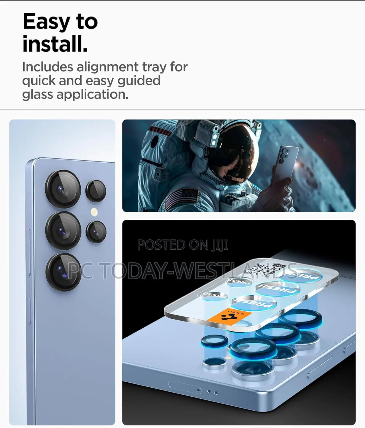 Spigen Camera Lens Screen Protector for Galaxy S25 Ultra