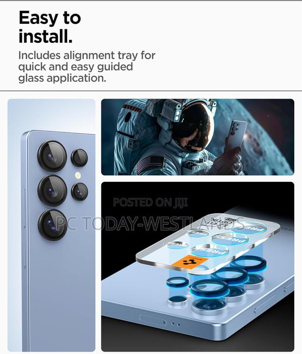 Spigen Camera Lens Screen Protector for Galaxy S25 Ultra - thumbnail 8