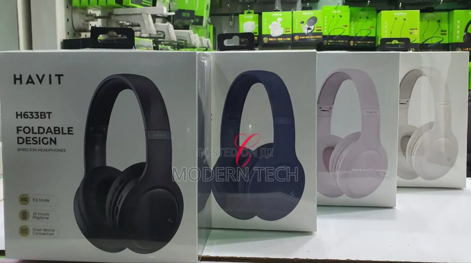 Havit H633bt Foldable Powerful Bass Wireless Headsets